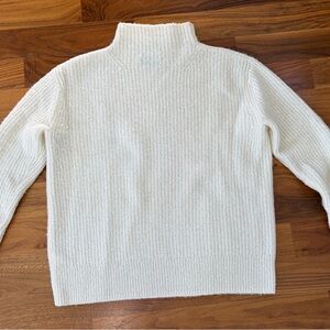 James Perse Cream Cashmere Sweater